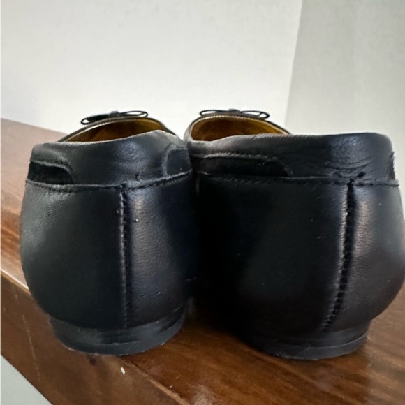 Ralph Lauren black leather flats size 7B - Picture 3 of 7